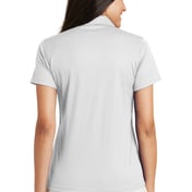 Back view of Women’s Performance Fine Jacquard Polo