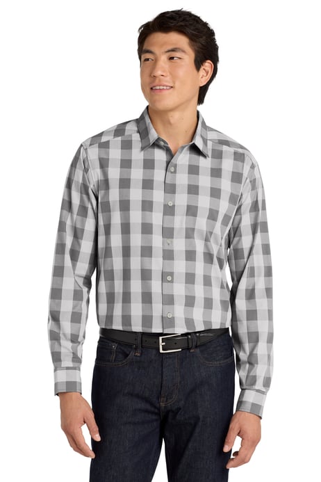 Front view of Everyday Plaid Shirt