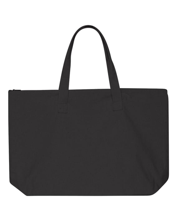 Front view of Tote With Top Zippered Closure