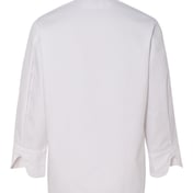 Back view of Eight Knot Button Chef Coat With Thermometer Pocket