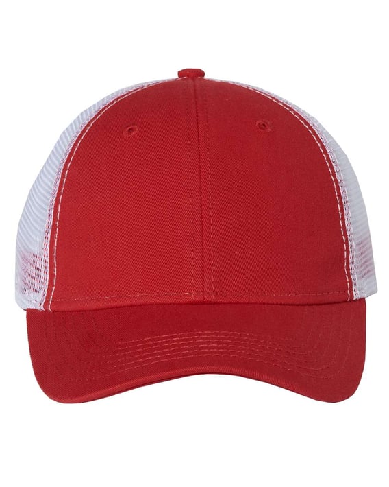 Front view of Bio-Washed Trucker Cap