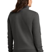 Back view of Women’s Club Fleece Sleeve Swoosh 1/2-Zip