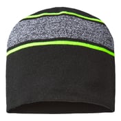 Front view of USA-Made Variegated Striped Beanie