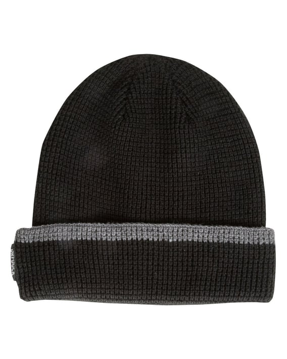 Front view of Enclave Acrylic Waffle Knit Beanie