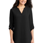 Front view of Women’s 3/4-Sleeve Tunic Blouse