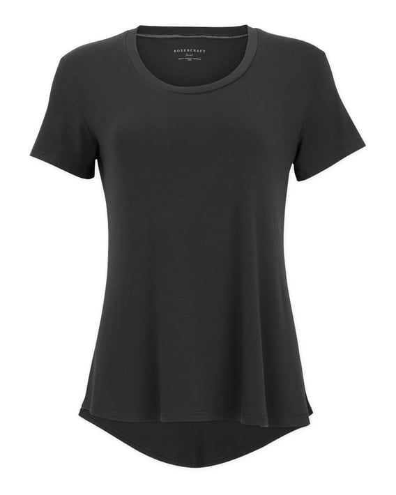 Front view of Women’s Bamboo Scoop Neck T-Shirt