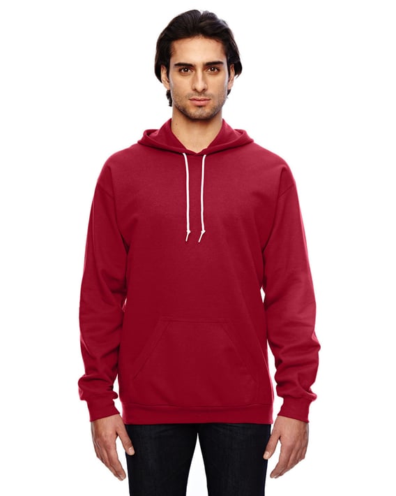 Front view of Adult Pullover Hooded Fleece