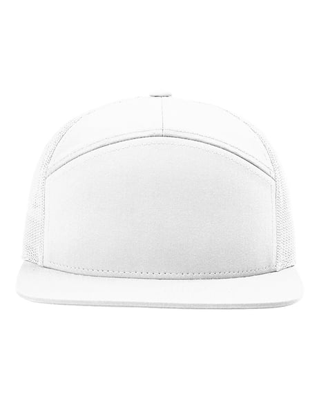 Front view of Seven-Panel Trucker Cap