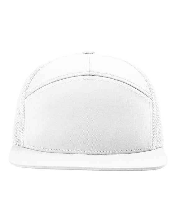 Front view of Seven-Panel Trucker Cap