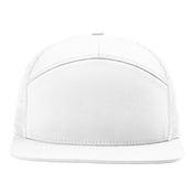 Front view of Seven-Panel Trucker Cap