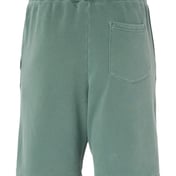 Back view of Pigment-Dyed Fleece Shorts