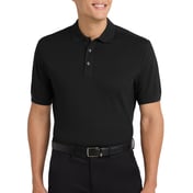 Front view of Stretch Pique Polo