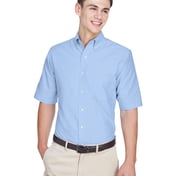 Front view of Men’s Classic Wrinkle-Resistant Short-Sleeve Oxford