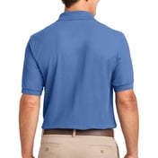 Back view of Silk Touch Polo With Pocket