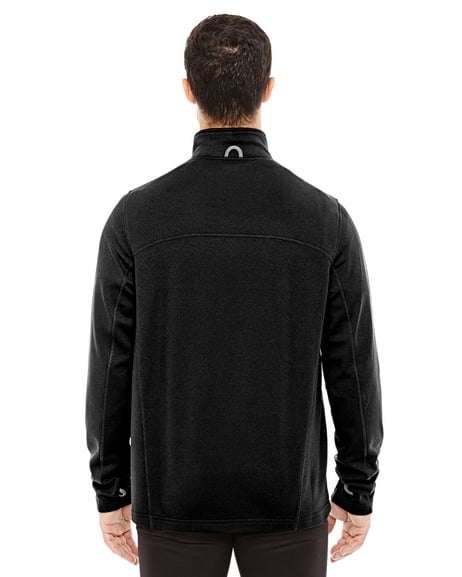 Back view of Men's Torrent Interactive Textured Performance Fleece Jacket