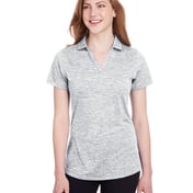 Front view of Ladies’ Icon Heather Polo