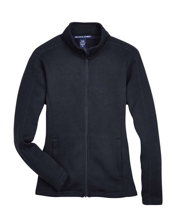 Front view of Women’s Bristol Full-Zip Sweater Fleece Jacket
