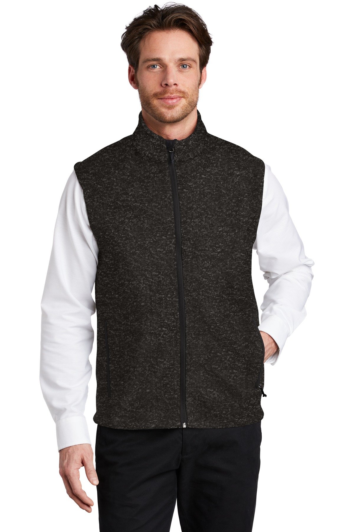 Front view of Sweater Fleece Vest
