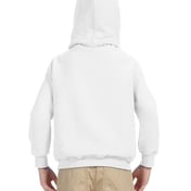 Back view of Youth Heavy Blend™ 8 Oz., 50/50 Hooded Sweatshirt