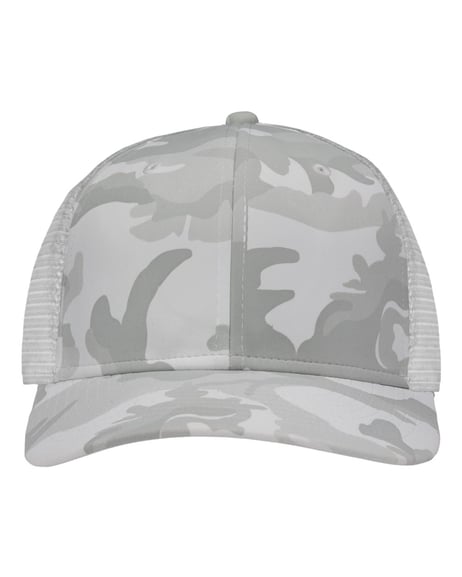 Front view of Traditional Lo-Pro Mesh Back Trucker Fit Cap