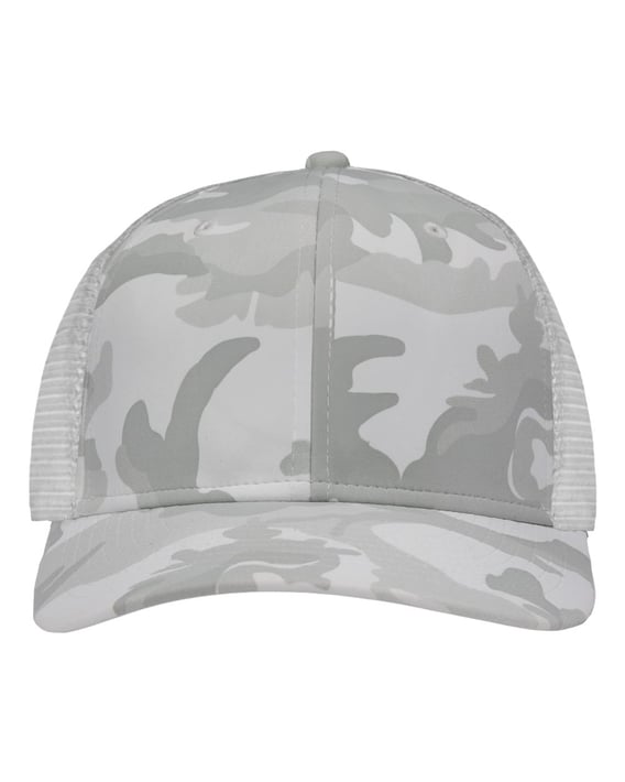 Front view of Traditional Lo-Pro Mesh Back Trucker Fit Cap