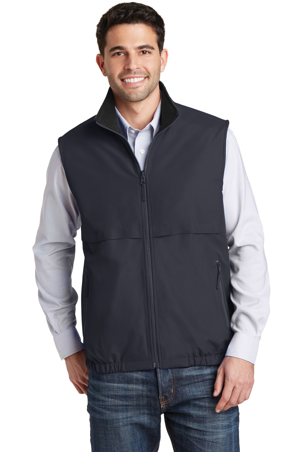 Front view of Reversible Charger Vest