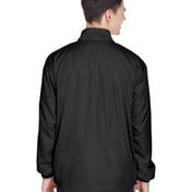 Back view of Adult Micro-Poly Quarter-Zip Wind Shirt