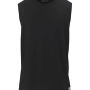 Front view of Essential Jersey Sleeveless Muscle T-Shirt