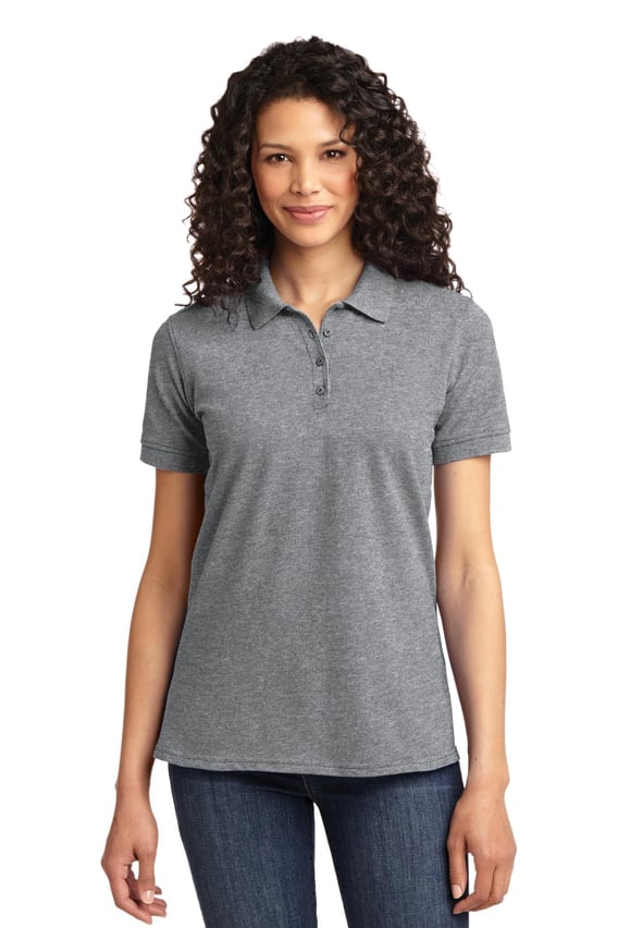 Front view of Women’s Core Blend Pique Polo
