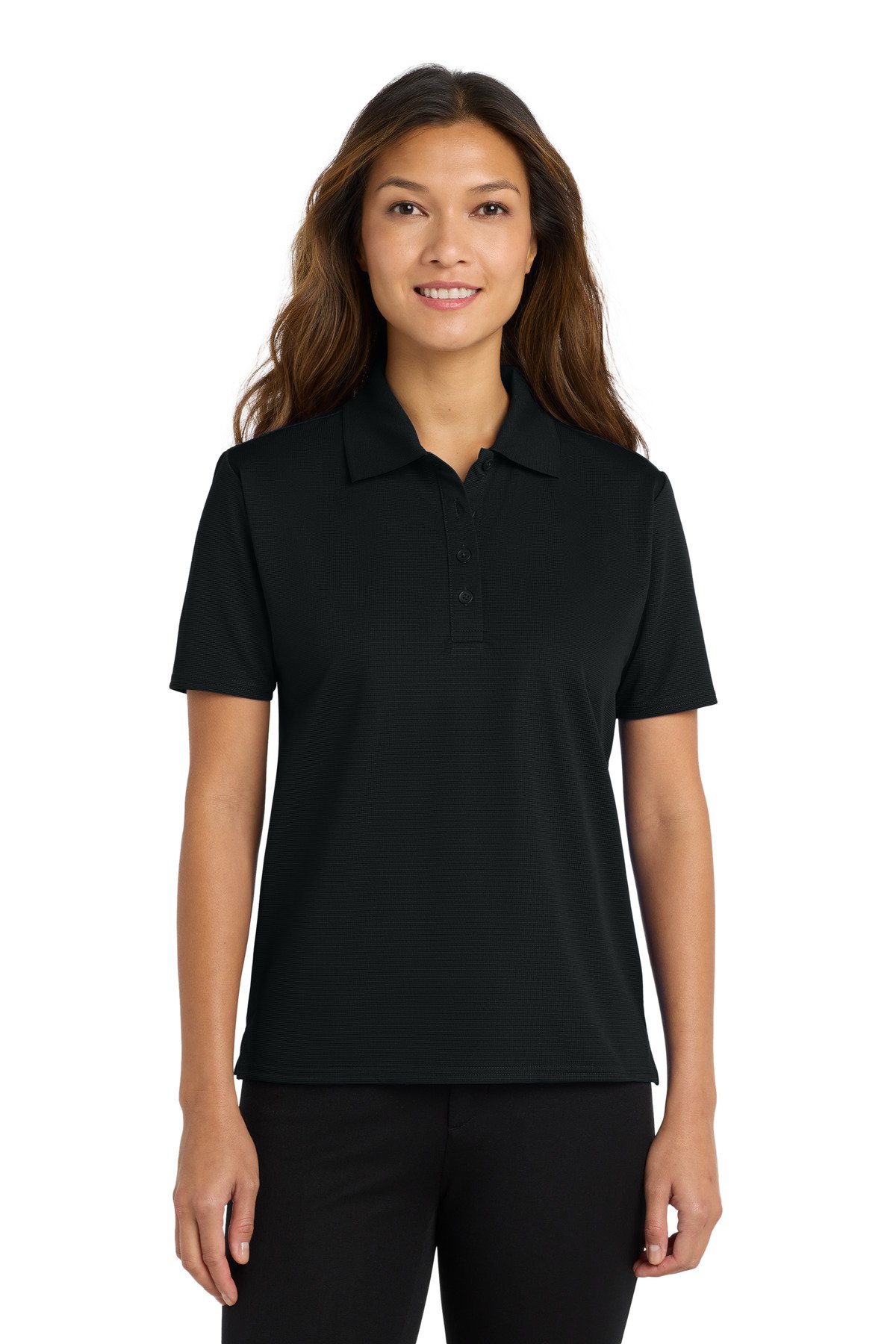 Front view of Women’s Dry Zone&reg; Ottoman Polo