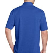 Back view of Digi Heather Performance Polo