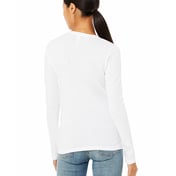 Back view of Ladies’ Relaxed Jersey Long-Sleeve T-Shirt