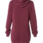 Back view of Women S Special Blend Hooded Sweatshirt Dress