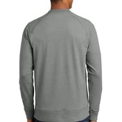 Back view of Sueded Cotton Blend 1/4-Zip Pullover