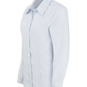 Side view of Women’s Oxford Long Sleeve Shirt