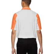 Back view of Men’s Reflex UTK Cool Logik Performance Embossed Print Polo
