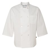 Front view of Three-Quarter Sleeve Chef Coat