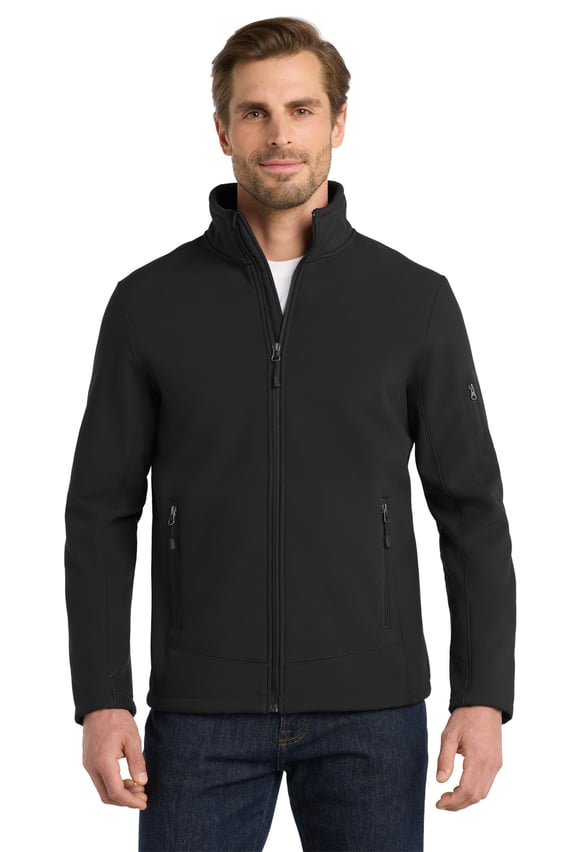 Front view of Rugged Ripstop Soft Shell Jacket