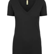 Front view of Women’s Eco Performance V-Neck T-Shirt