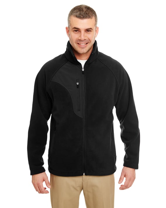 Front view of Men’s Microfleece Full-Zip Jacket