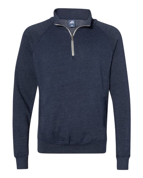 Front view of Triblend Quarter-Zip Sweatshirt