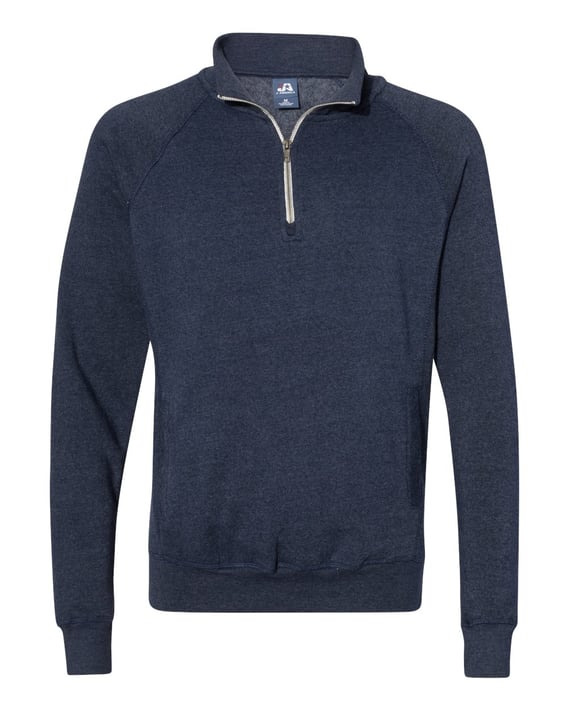 Front view of Triblend Quarter-Zip Sweatshirt
