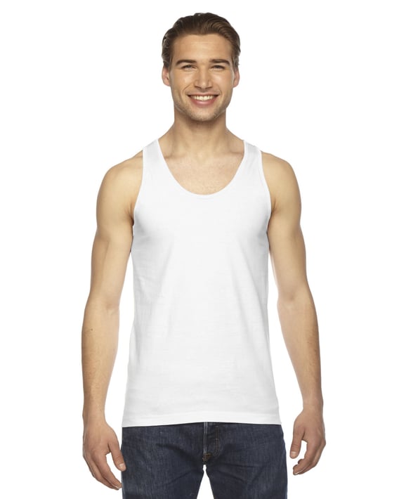 Front view of Unisex Fine Jersey Tank