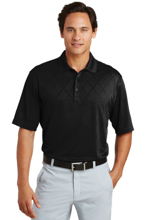 Front view of Dri-FIT Cross-Over Texture Polo