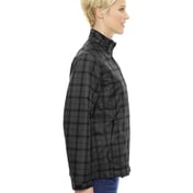 Side view of Ladies’ Locale Lightweight City Plaid Jacket