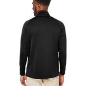 Back view of Fusion ChromaSoft™ Fleece Quarter-Zip Pullover