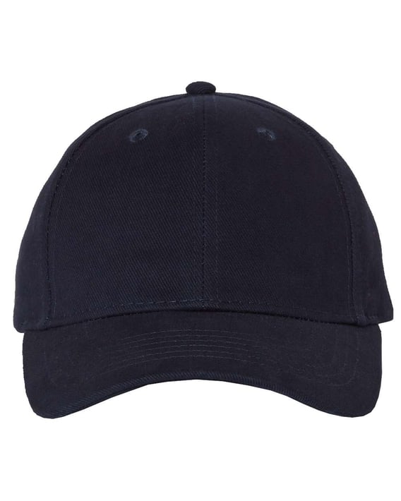 Front view of Heavy Brushed Twill Structured Cap