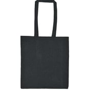 Front view of Lightweight Recycled Canvas Tote Bag With Extended Handle