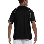 Back view of Double Dry 4.1 Oz. Mesh T-Shirt