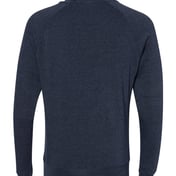 Back view of Triblend Quarter-Zip Sweatshirt